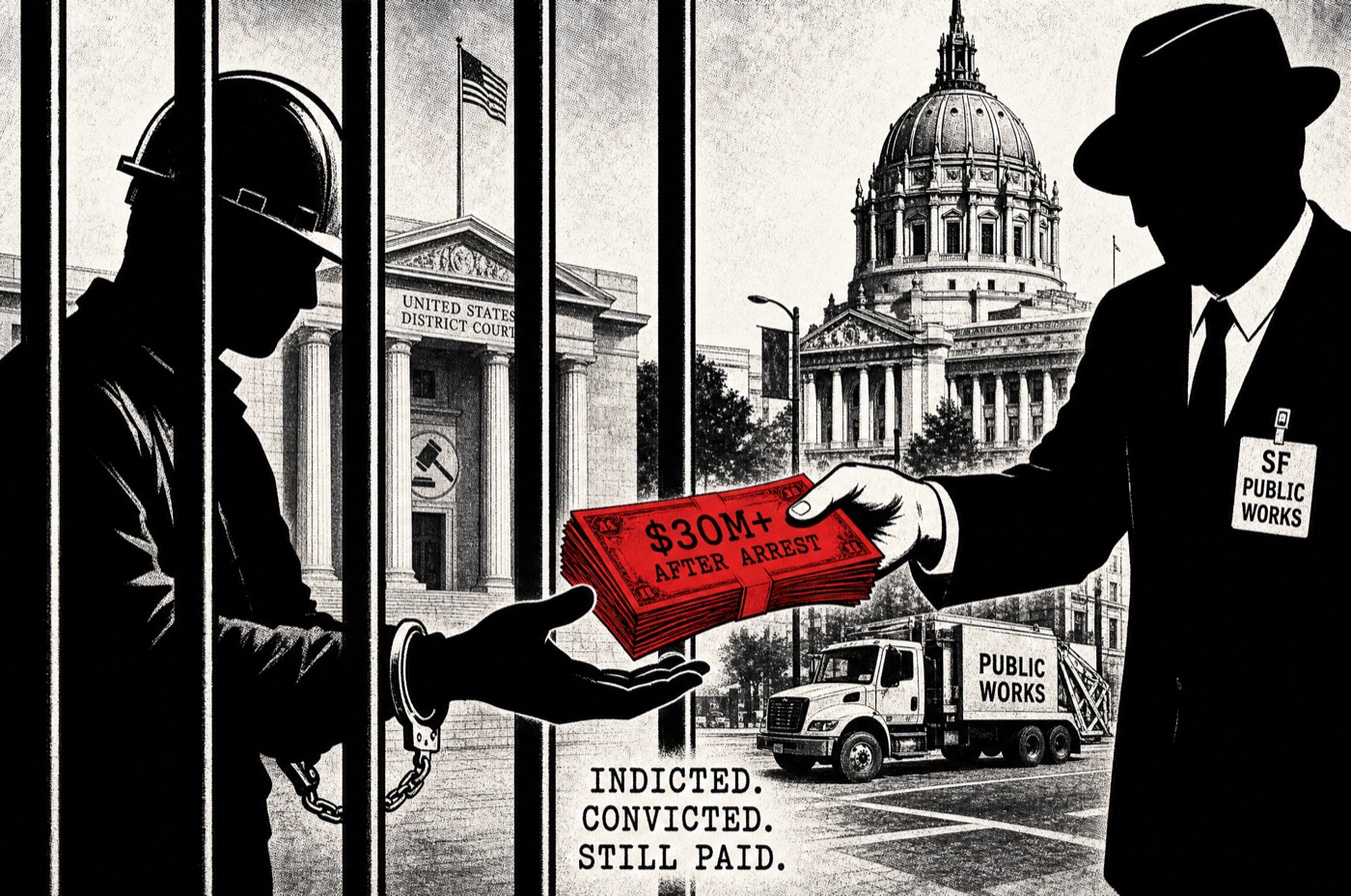 SF Public Works: $30M+ paid to federally indicted contractors after their arrests